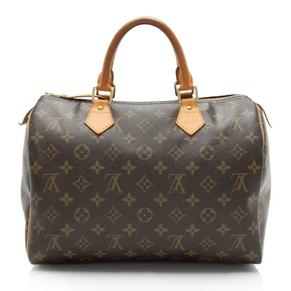 Louis Vuitton Monogram Canvas Speedy 30 Satchel - Picture 3 of 16